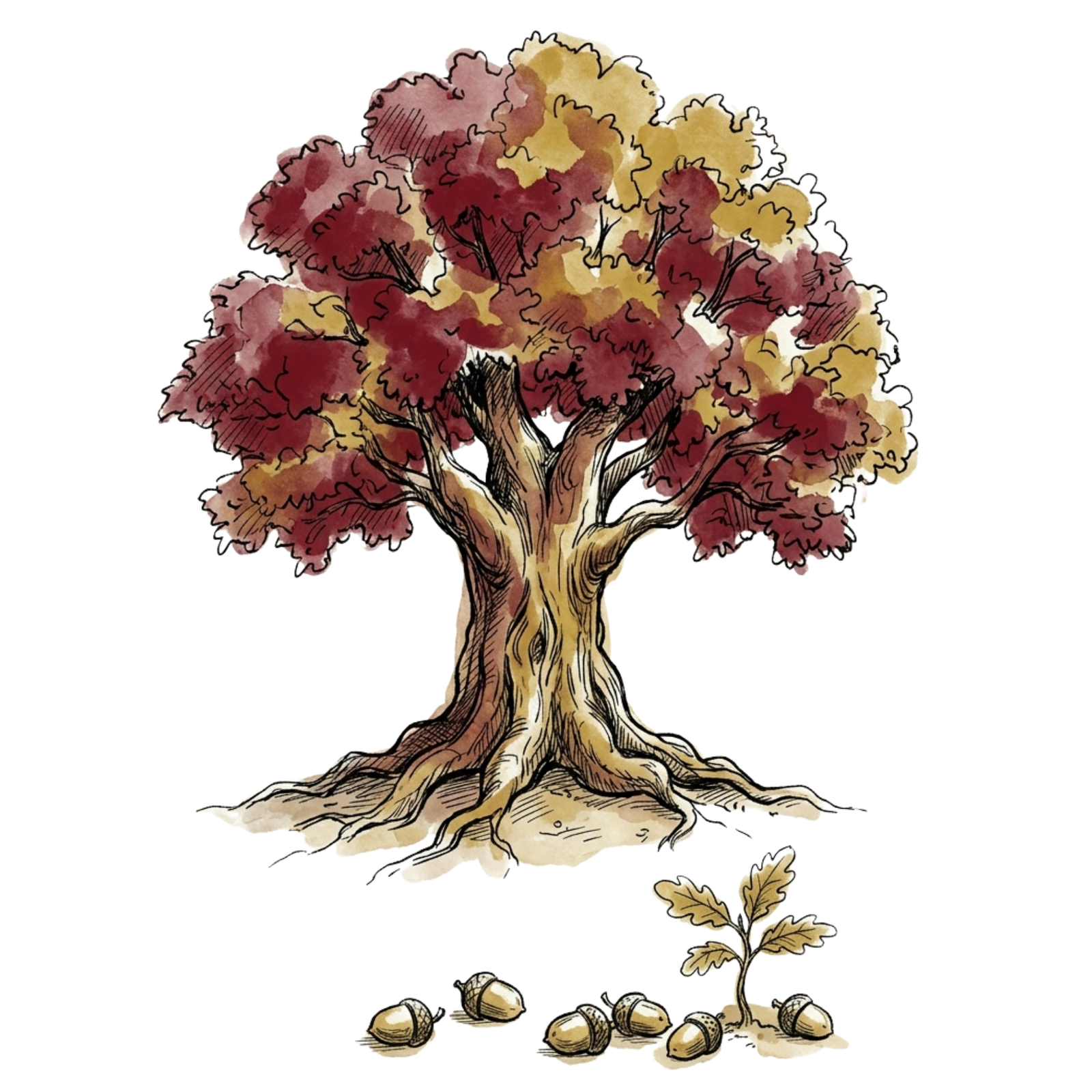 An oak tree — the firm's namesake